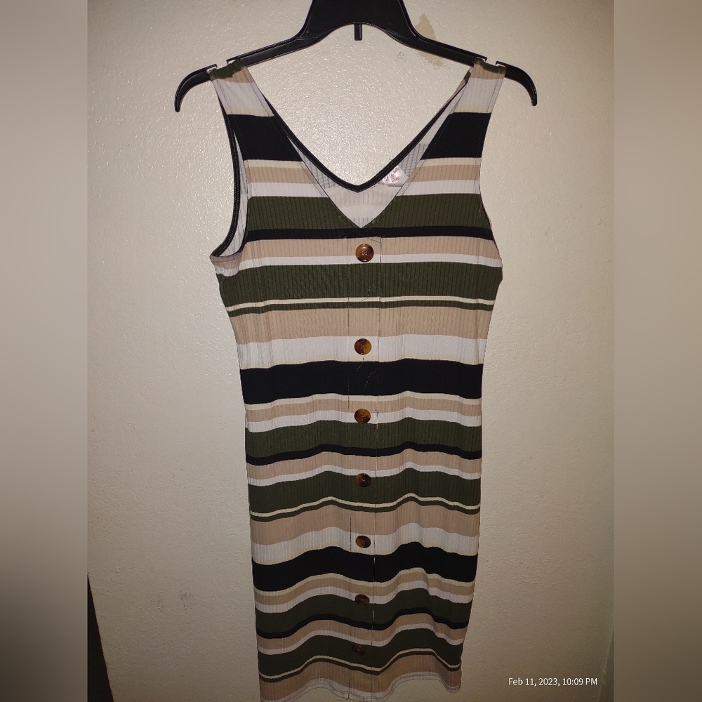 NoBo striped bodycon dress